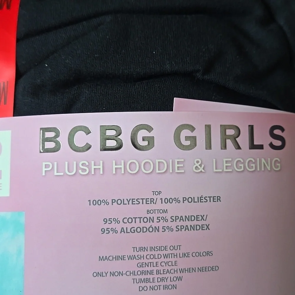 BCBG Girls Plush Hoodie & Leggings Set